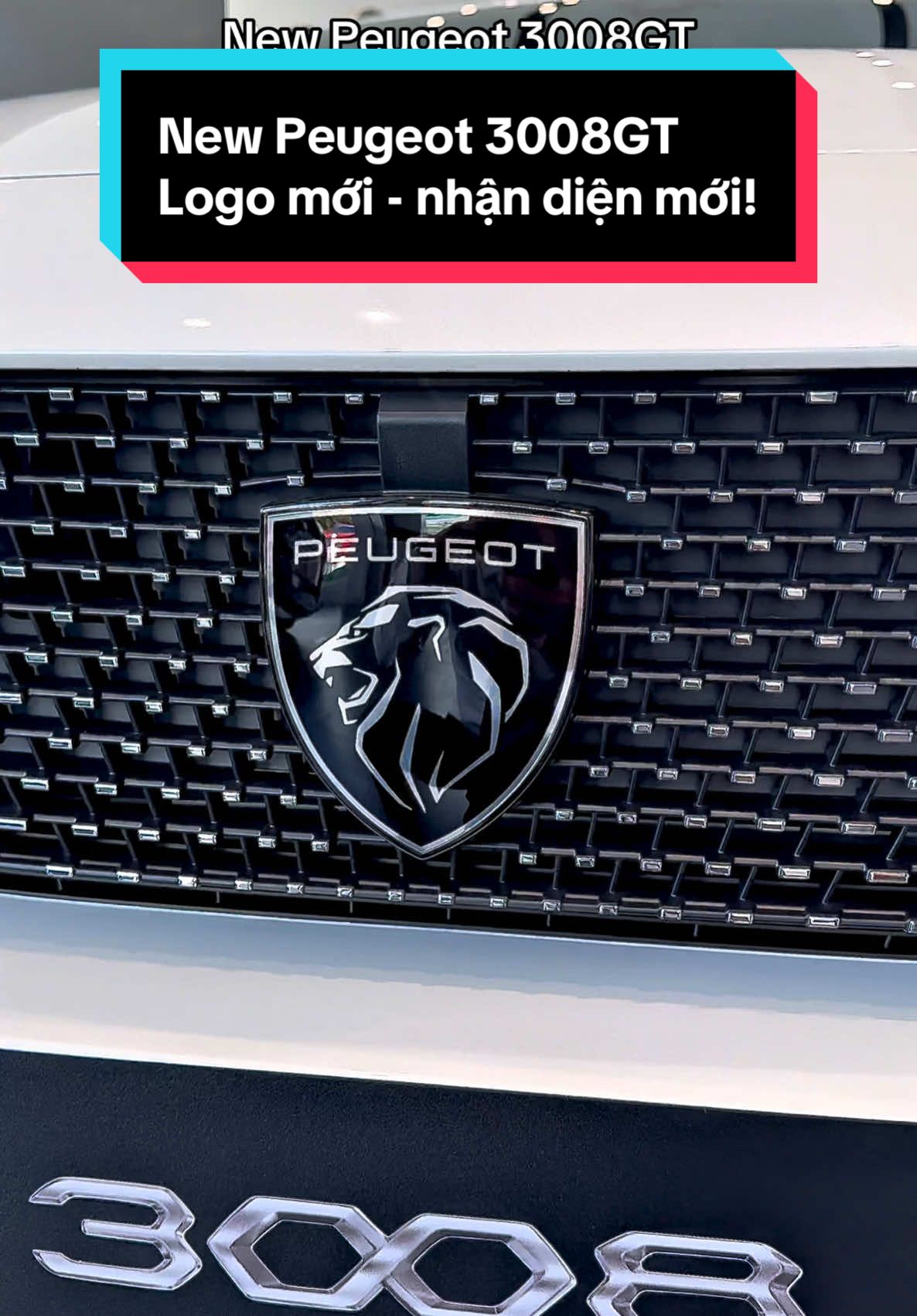 Logo mới nhận diện mới cho New Peugeot 3008 #peugeothochiminh #xuhuong #xuhướng #peugeotphumyhung #peugeot3008 #peugeot3008gt 