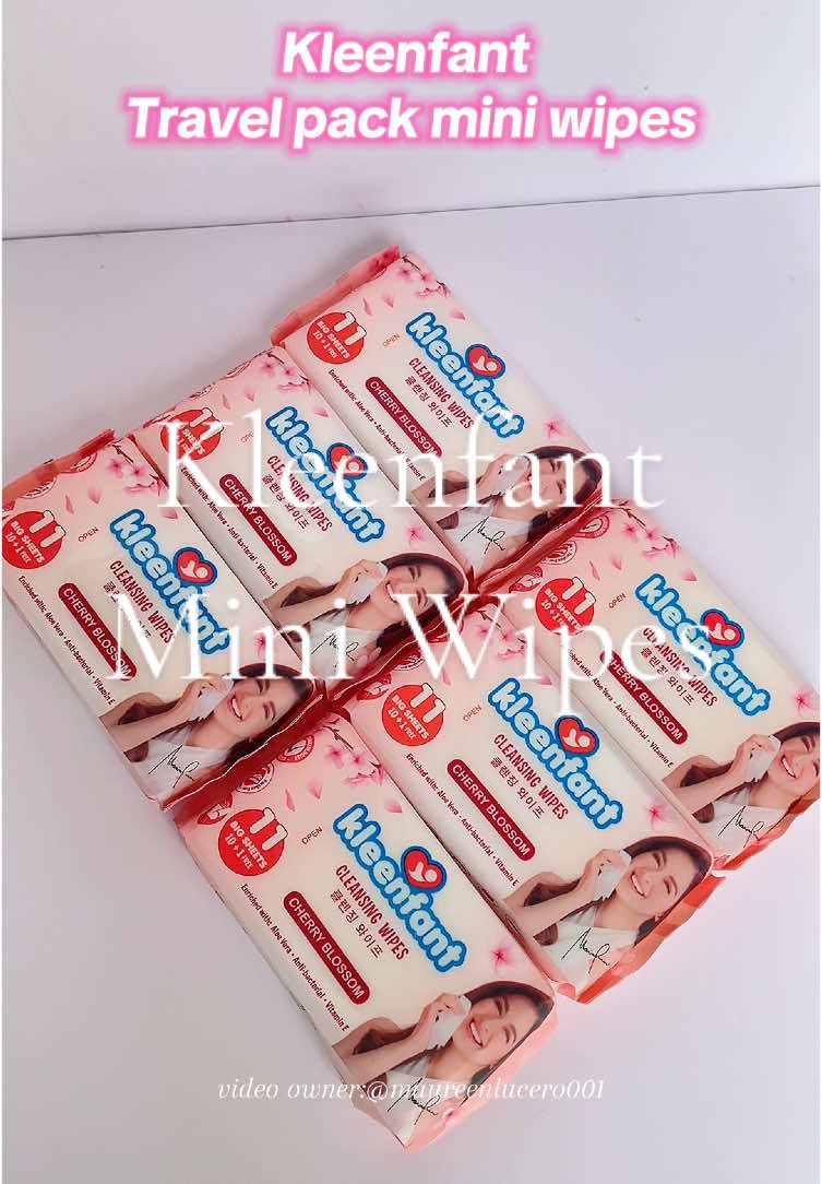 travel friendly wipes kasyang kasya kahit sa bulsa mo 6 mini packs na yan ang mura lang 🥰 #kleenfant #babywipes #wipes #wetwipes #kleenfantwipes #kleenfantforeverybaby #kleenfantbabywipes #travelfriendly #fyp #foryouuuu #CerealCerdik 