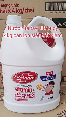 Nước rửa tay Lifebuoy #4kg can lớn siêu tiết kiệm #xuhuong