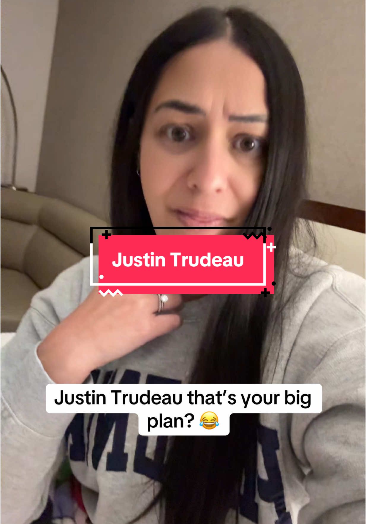 Justin Trudea really thought he did something there! #canada #justintrudeau #tarriffs 