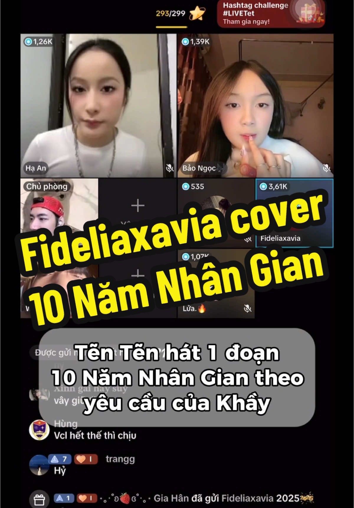 Fideliaxavia cover 10 Năm Nhân Gian #kicm #trending #trending #xuhuong #casting #fyp #TikTok 