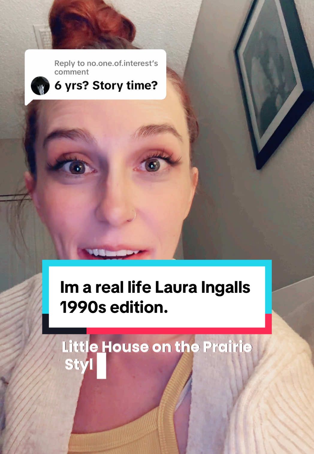 Replying to @no.one.of.interest Just call me the modern day Laura Ingalls lol  Seriously though my very unique childhood was so amazing. We made so many incredible memories out at our little house on the prairie. ☺️ #littlehouseontheprairie #pioneers #OffTheGrid #uniqueexperiences #StoryTime 