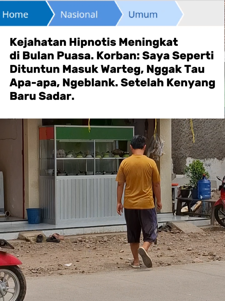 Hati-hati ya guys kena hipnotis. #puasa #sahur #shaum #ramadhan #lebaran #warteg #berita #fakta #hoax #meme #memes #reels #fyp 