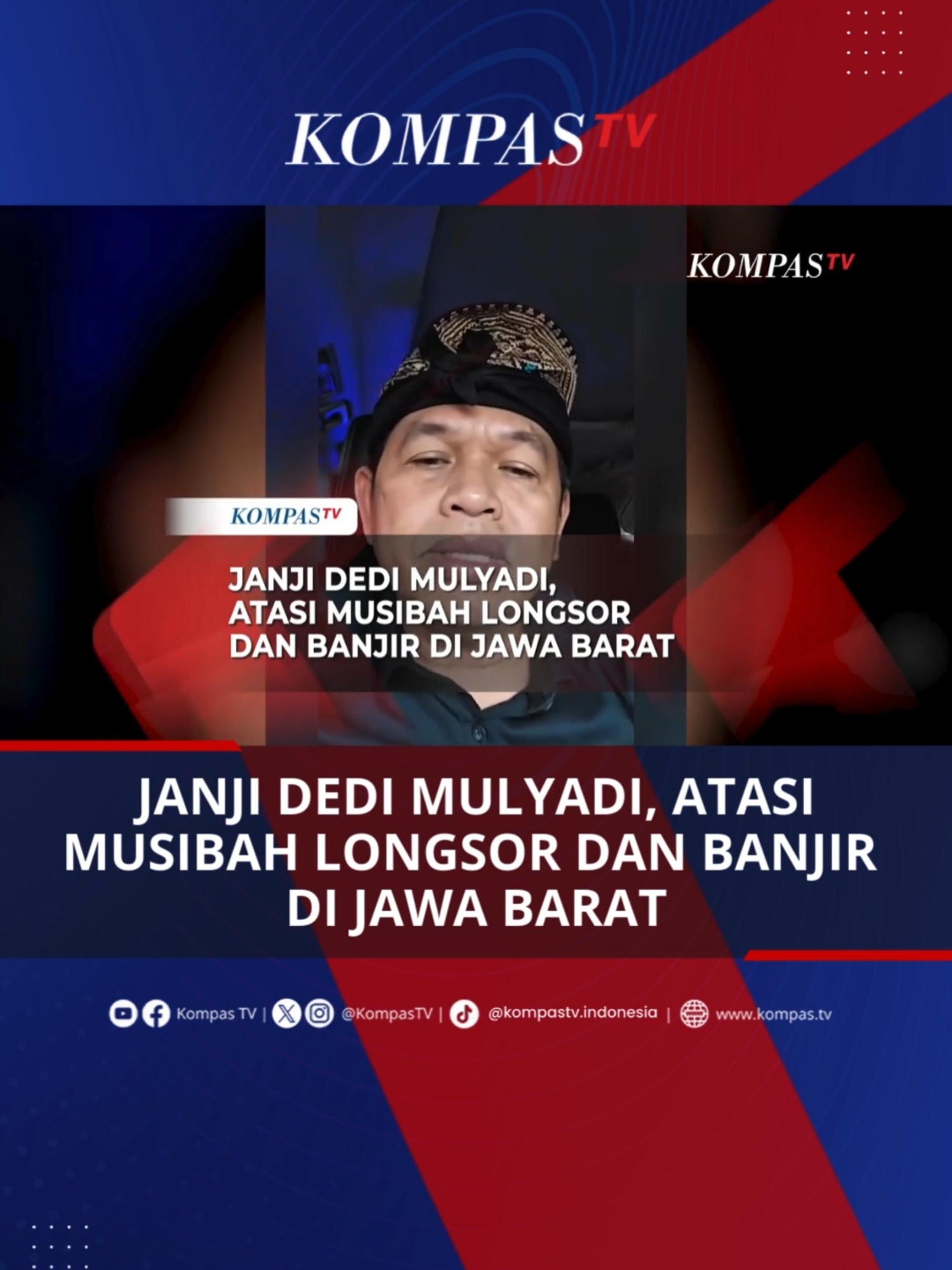 Gubernur Jawa Barat Dedi Mulyadi memohon maaf kepada warga karena tidak bisa mengunjungi setiap kawasan terdampak bencana. Dedi memastikan ia dan jajaran akan membangun penataan dan perbaikan ke depan untuk Jawa Barat pasca musibah banjir. #TikTokBerita