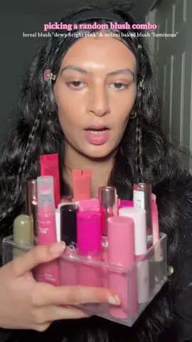 #randomblush #pickingarandomblush #blushcombo #dewyblush #pinkblush #milanicosmetics #bakedpowderblush #blushtutorial #lorealparis @Milani Cosmetics @L’Oréal Paris 