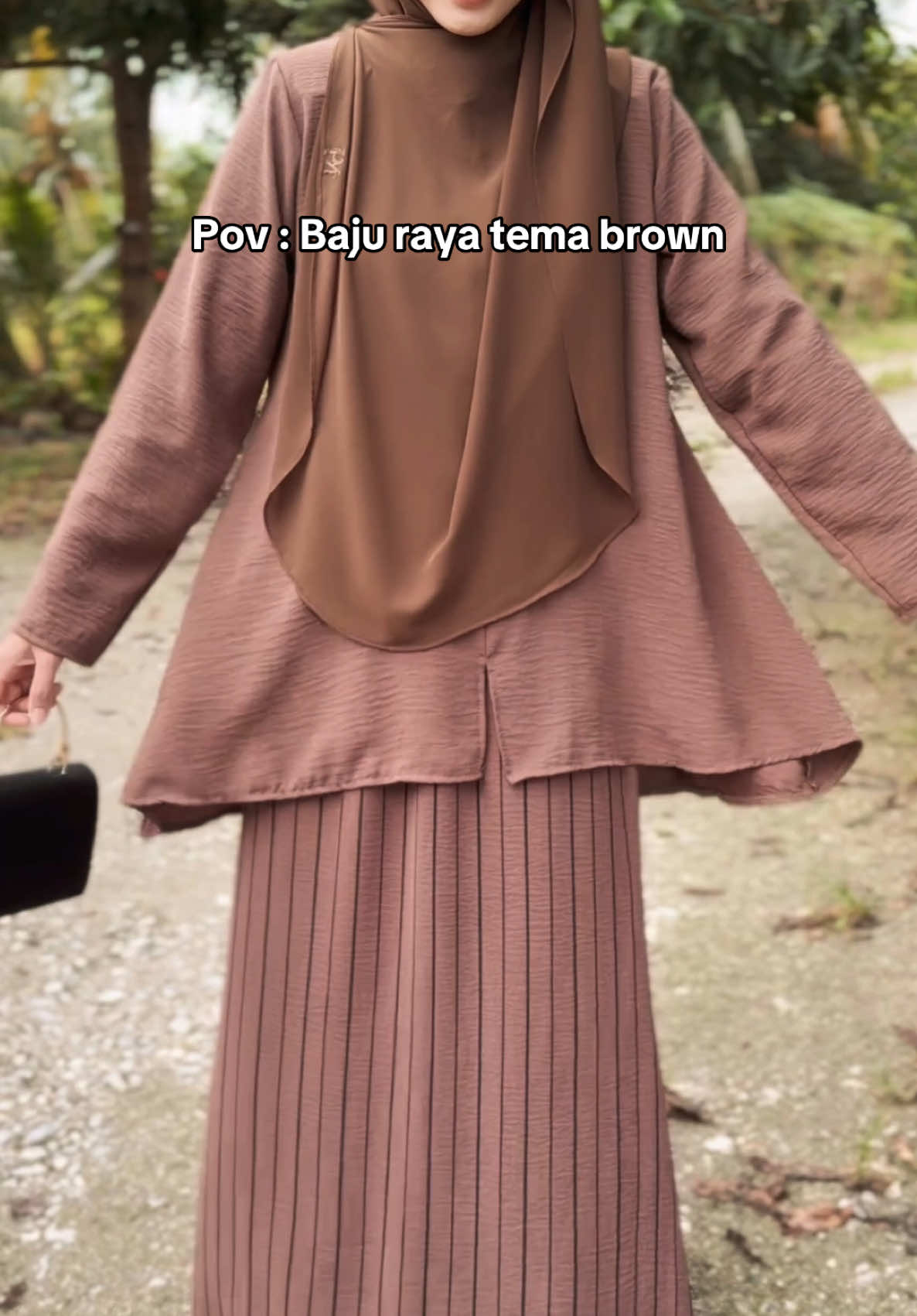 Baju kurung ironless untuk hari raya #bajukurung #bajukurungironless #bajukurungraya #bajuraya #bajurayabrown 