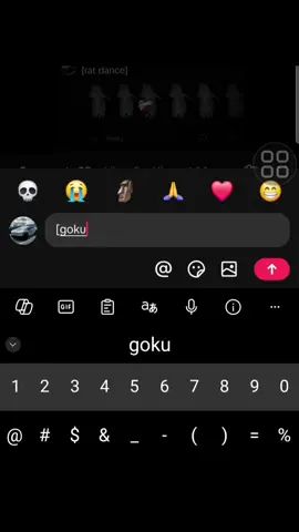 Goku sticker💀 #stickercomment #gifs #fyp #bigstickers #goku #CapCut 