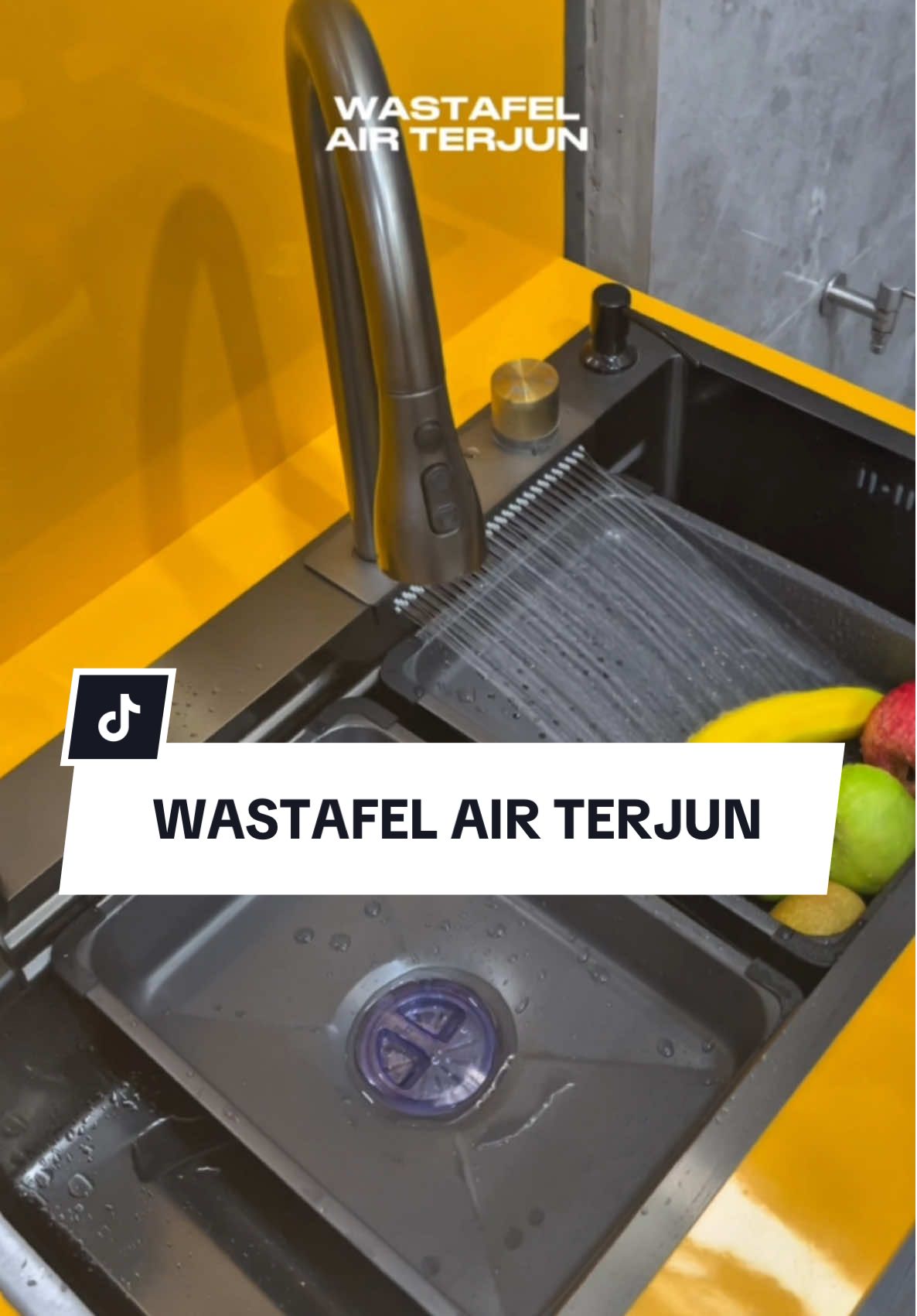 KITCHEN SINK AIR TERJUN 1 Lubang ukuran 75x45cm #wastafel #wastafel1lubang #wastafelcucipiring #kitchensink1lubang #sink #sinkcucipiring #kitchensink #fyp #TikTokShop #definitestore #definitestore06 #fypage #belilokal #ramadhansale 