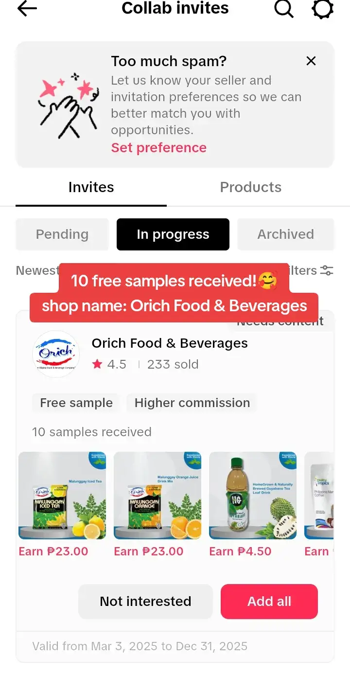 #freesamplesapproved #freesamplearrived #freesamplearrivedtoday #collabinvites #generousshop #generousseller #affiliatemarketing #tiktokaffiliate #foryoupage #giannaerich 