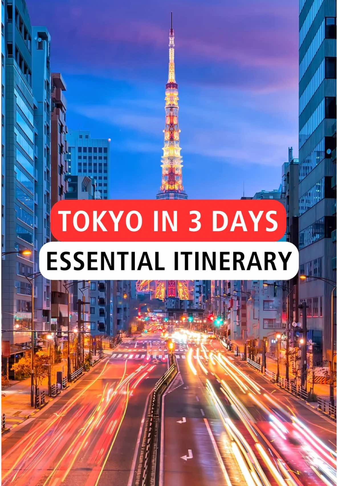 Comment  to get the map for your next trip to Tokyo🗼 Check out my complete Japan itinerary. Link in bio！ Tokyo in 3 Days Essential Itinerary. For First Timers in Japan. DAY 1: Asakusa & Ueno Area 📍 Senso-ji Temple 📍 Tokyo Skytree 📍 Solamachi 📍 Sumida River Cruise 📍 Ameyoko (Ueno Area) 📍 Ningyocho IMAHAN (Sukiyaki) DAY 2: Harajuku & Shinjuku Area 📍 Meiji Shrine 📍 SHIBUYA STATION 📍 SHIBUYA SKY 📍 Shibuya Hikarie 📍 Don Quijote (Discount Store) 📍 Golden Gai DAY 3: Waterfront & Central Area 📍 Team Lab Planets TOKYO 📍 Toyosu Market 📍 Odaiba Seaside Park 📍 Tokyo Tower 📍 GINZA 📌 Save this post for your next visit to JAPAN🇯🇵 #JapanTrip #japantravel #tokyoguide #tokyotravels #japanvacation #visitjapan #travelitinerary #TokyoAdventure