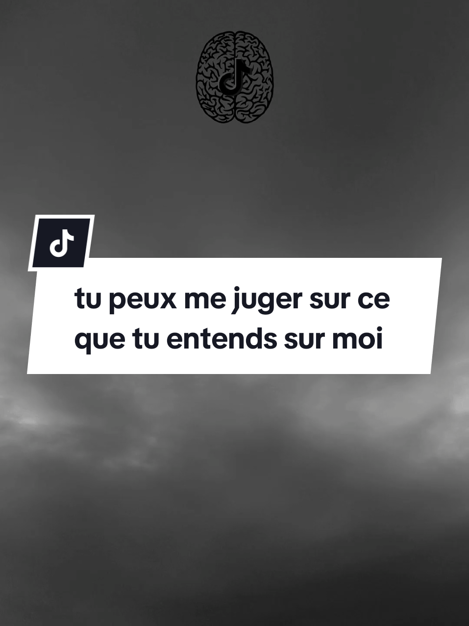 tu peux me juger sur ce que tu entends sur moi