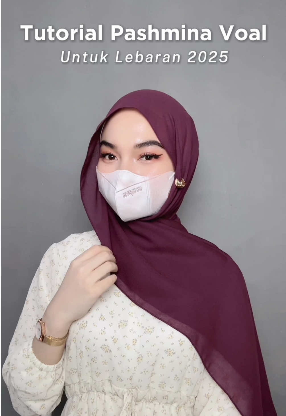 Tutorial pashmina voal untuk lebaran 2025 Hijab l! nk 1399 by @Louri #fyp #tutorialhijab #tutorialpashminavoal #tutorialhijablebaran