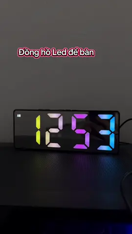 Đồng hồ led để bàn #dongholed #donghodeban #xuhuong 