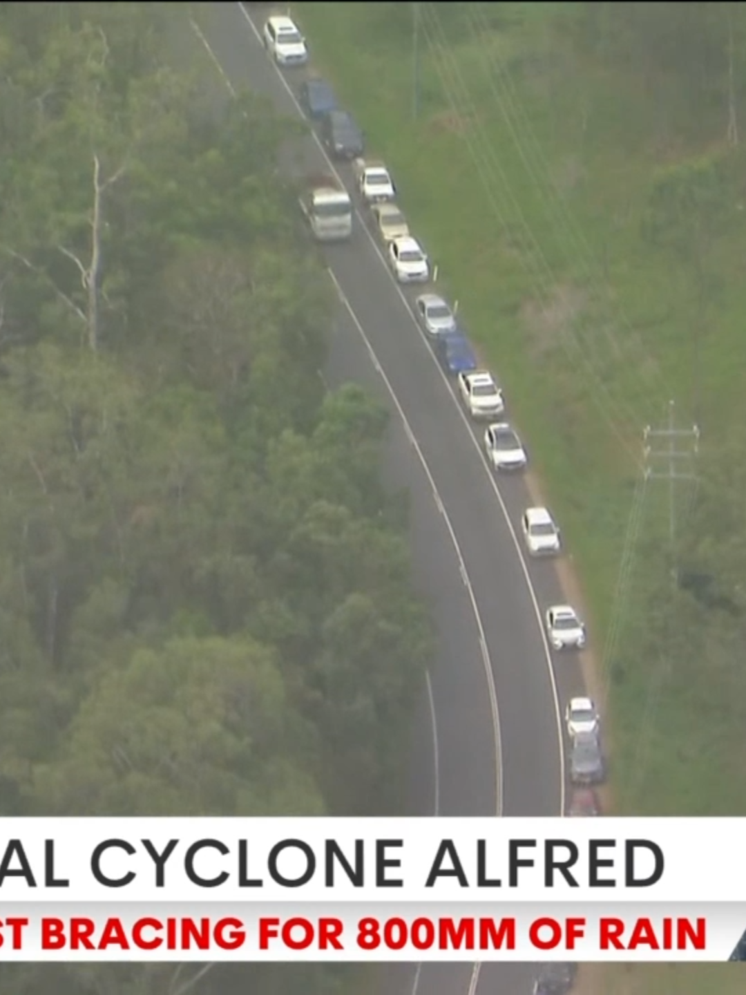 Four million Australians are racing to prepare for potentially deadly flooding with Cyclone Alfred now expected to hit in a little over 24 hours. Authorities have given the most dire prediction yet of how severe and widespread the damage could be. Getting in and out of the Queensland cyclone zone is already a challenge with four flights between Adelaide and the Gold Coast cancelled today. #7NEWS