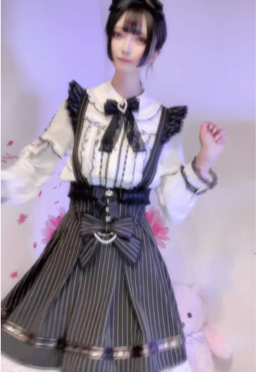また急に寒い〜🥺皆体調崩さないように気をつけて過ごそうね(𐊭 ࿁ 𐊭ˋ) #地雷系女子 #量産型女子 #量産型ヲタク 