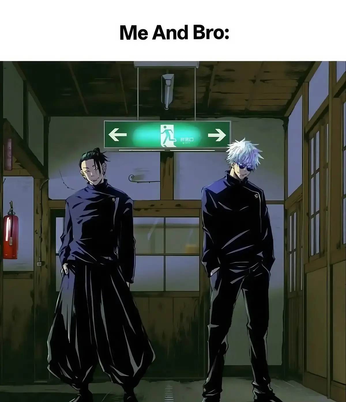 #real #relatable #foryou #literallyme #me #and #bro #jjk #jujutsukaisen #anime #getosuguru #gojo #gojousatoru #sukuna #fyp 