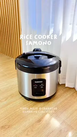 Rice cooker yg rekomended bgt dari @Samono Indonesia  sudah dilengkapi 5 lapisan black crystal anti lengket & mampu menanak nasi tanpa bau selama 72jam😍 bahannya juga premium ga kaleng” pokonya buibu must have‼️ #ricecooker #ricecookersamono #samono #samonoindonesia #penanaknasi #magiccom #masaknasi #fyp   