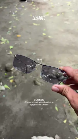 LUSEEN AG2247 Photochromic Anti-Radiation #eyeglasses #antiradiation #luseen #lixmoto🇵🇭 