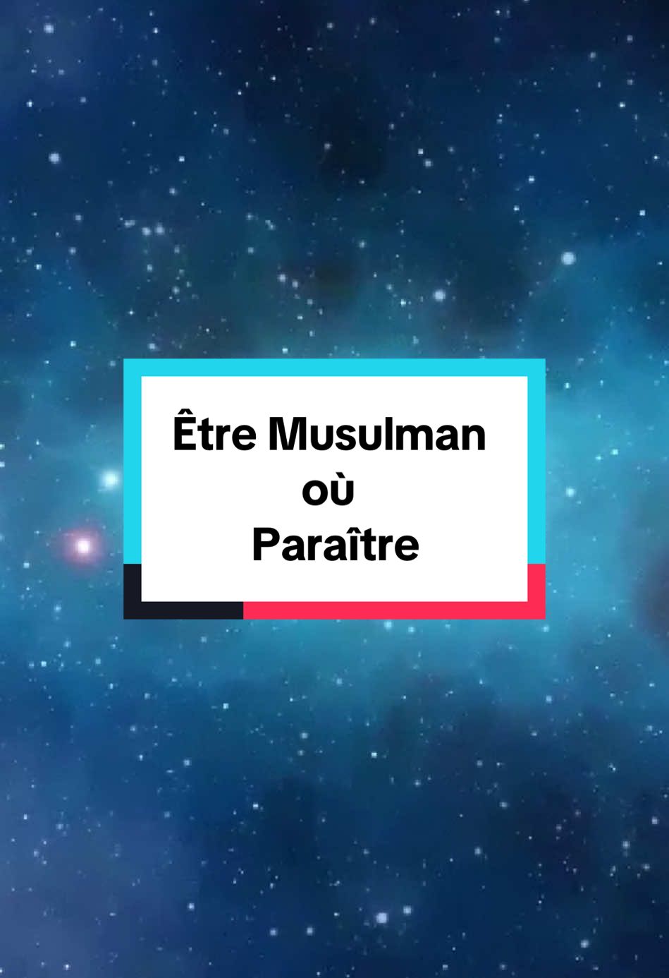 Être ou ne pas être Musulman  #Islam #Foi #Réflexion #PoésieMusulmane