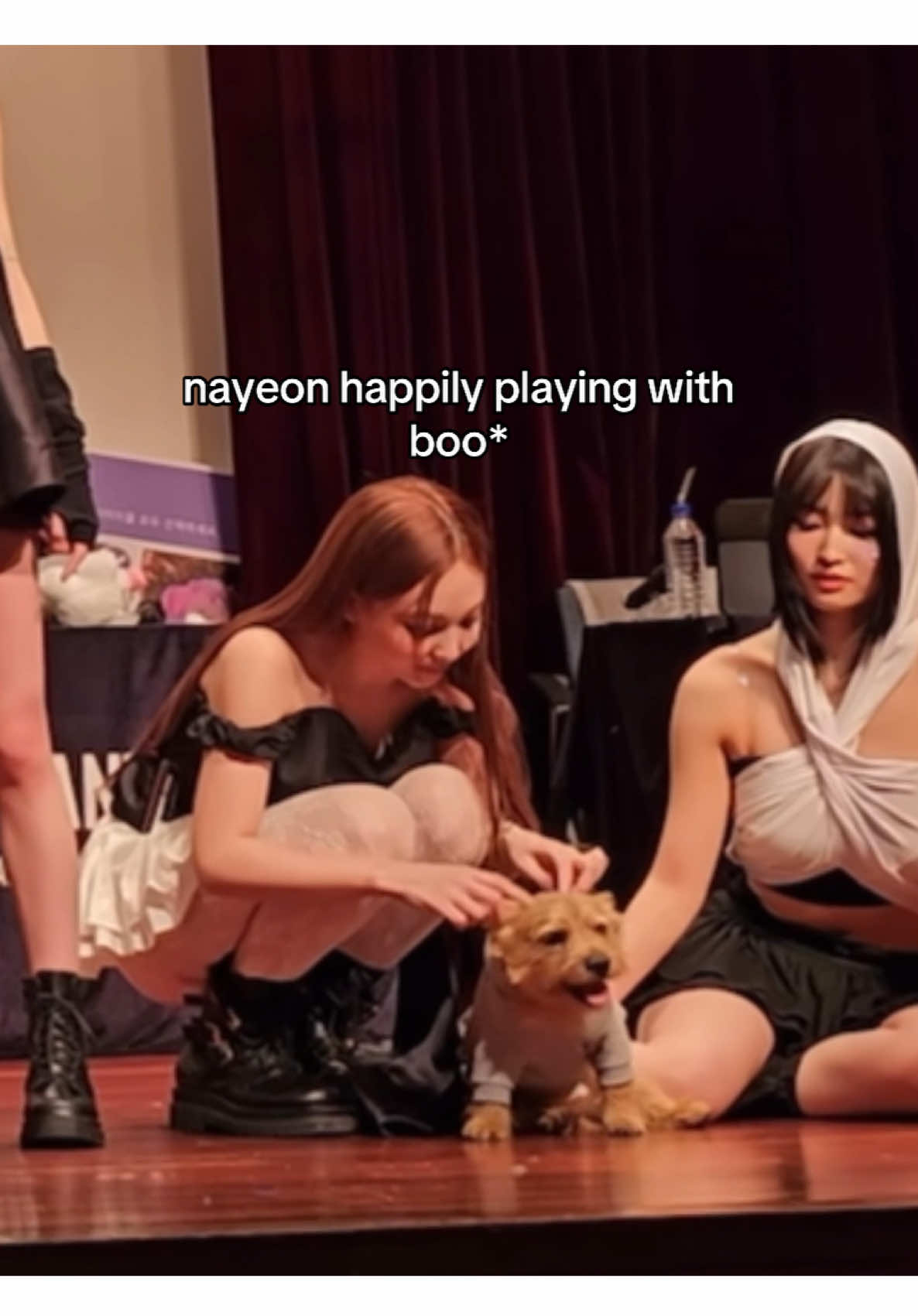 the way she stayed there like “😕?” i can’t | #twice #nayeon #momo #once #fansign #fancam #funny #kpop #xybca #fyp #foryoupage #parati #twicebestgg