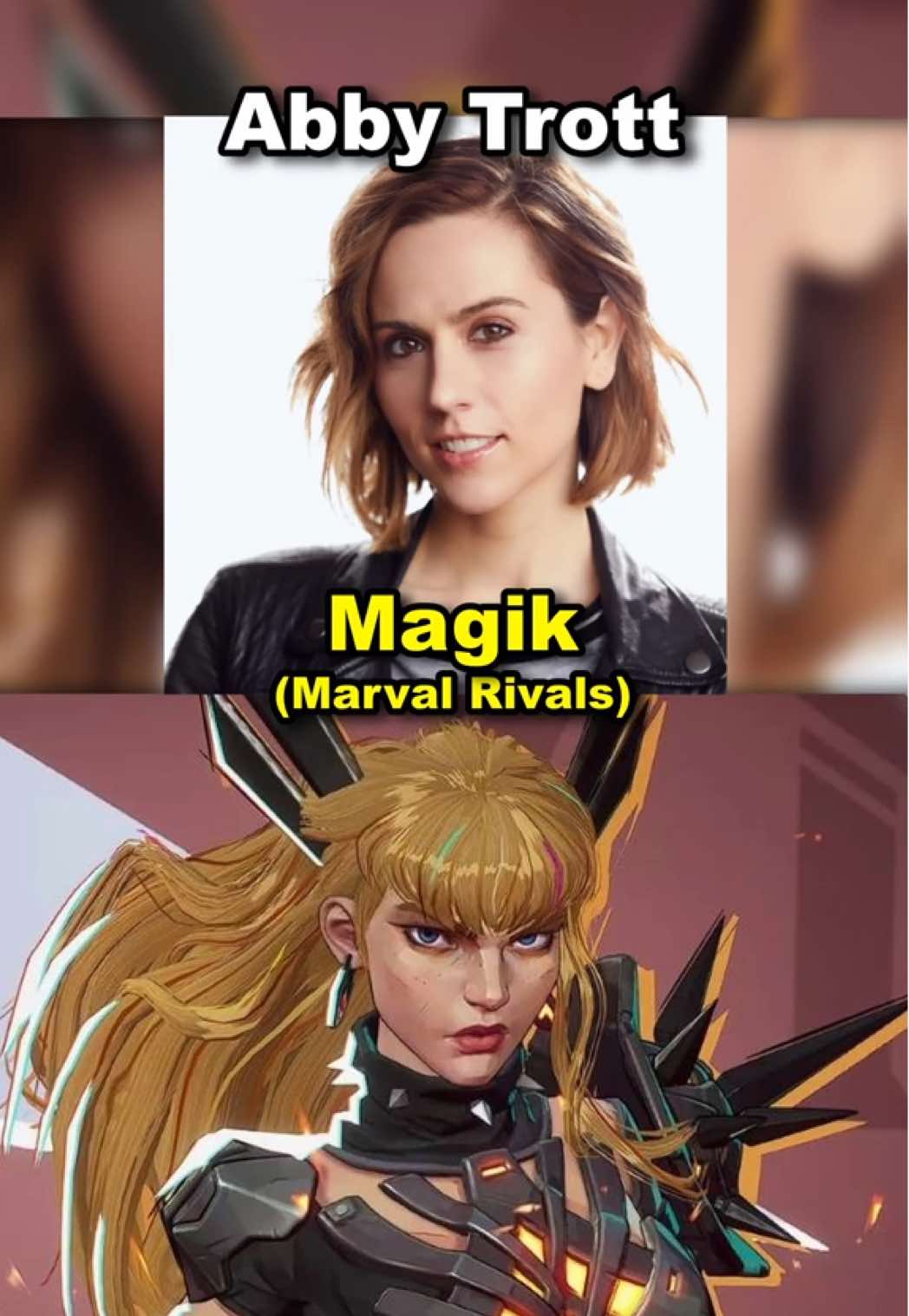 Marvel Rivals Voice Actors in Different Stuff! Part - Abby Trott & Erik Braa aka Magik & Moon Knight! #marvelrivals #marvel #magik #moonknight