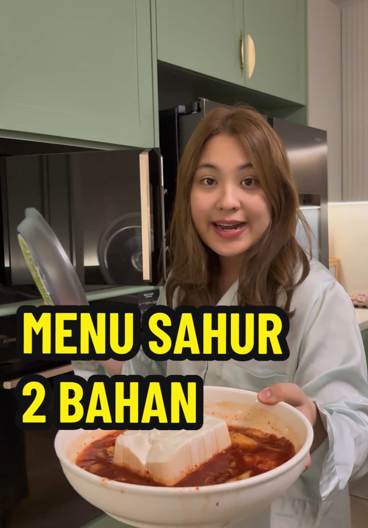 menu sahur simple..semudah guna mask ni  #drleo #drleoclaymask #mukbang #resipi #Ramadan 