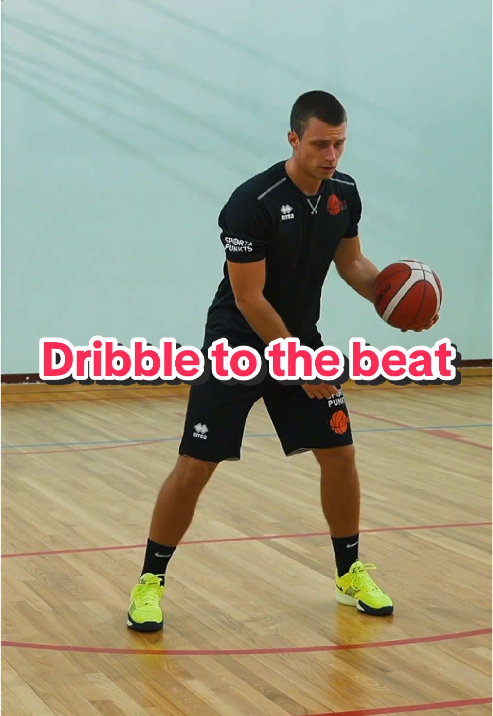 Dribble to the beat #isbs #dribbletothebeat #hoops #handles #ballslife #sportsedit #basketballskills #fyp 