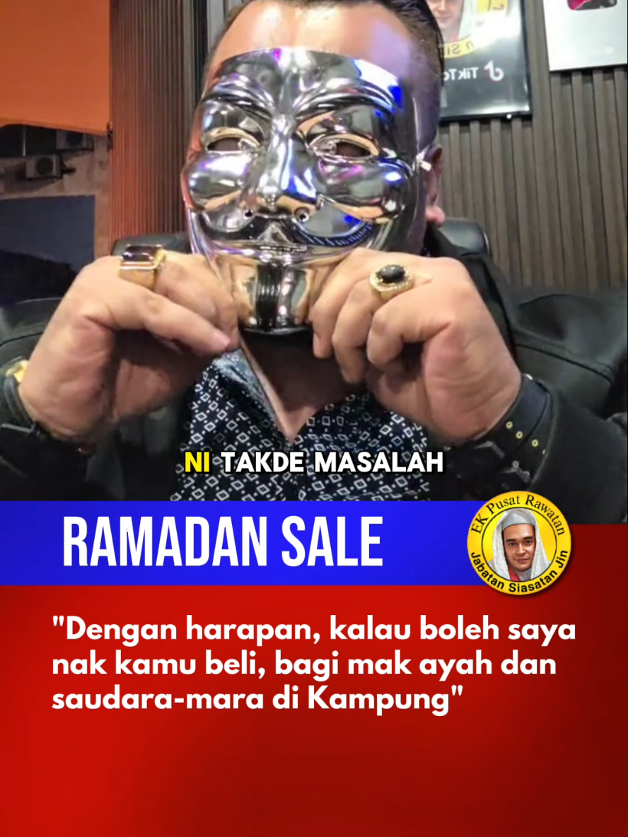 🔴 RAMADAN SALE BAKAL TIBA: Sabar, jangan beli dulu. Beli ketika sale sudah ada nanti. #produkeddykayusof #eddykayusof #ekpusatrawatanislam #jabatansiasatanjin #foryoupage #fyp #tiktokMalaysia 