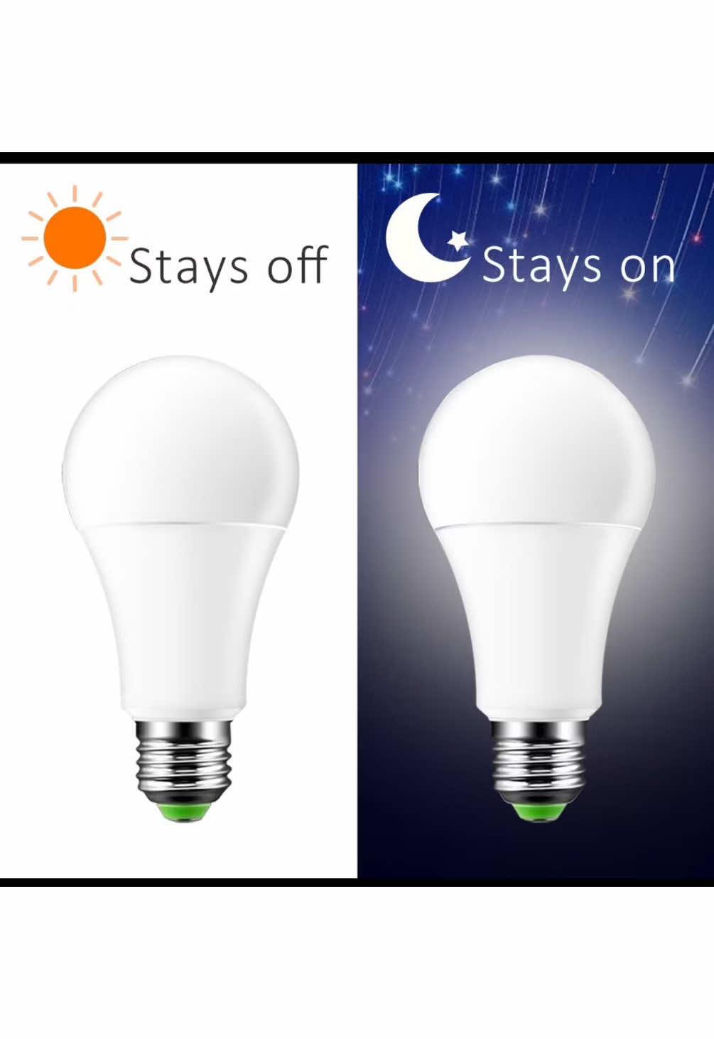 LED Sensor Bulb E27 5W 9W 12W Dusk to Dawn Smart Lamp Bulbs AC 85V-265V Day Night Light Auto On/Off For Stair Hallway Pathway ##bulb##dusktodawn##fyp##foryoupage##sensor