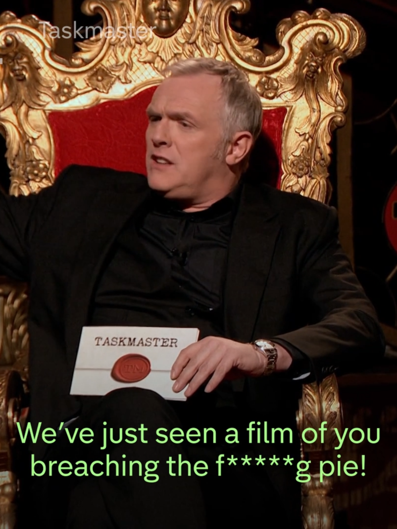 It's #BritishPieWeek but you may not breach their pastry... #Taskmaster #PieWeek #FoodChallenge 