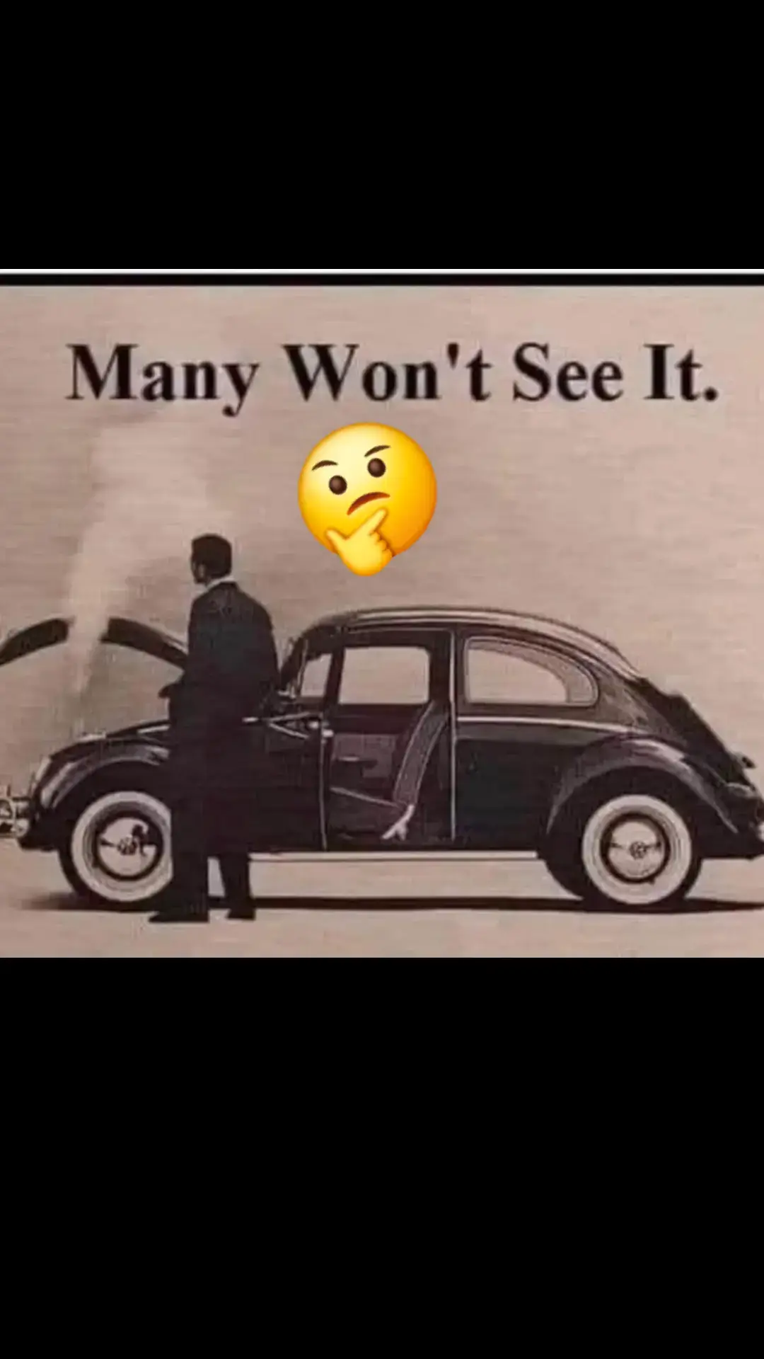 Der VW Käfer scheint ein kleines Problem zu haben. #vw #vwkäfer #beetle #problem 