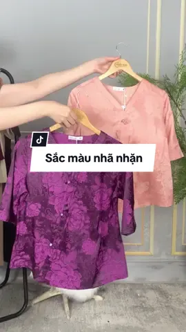 Sắc màu nhã nhặn #thieuhoa #quatangme #thoitrangnu #thoitrang #thoitrangtrungnien 