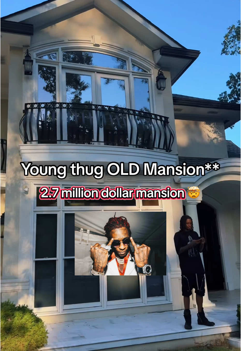 Young thugs 2.7 million dollar mansion🤯 located in ATLANTA #thuggerthugger1 #youngthug #freeyoungthug #fylpシviralシ #content #mansion 