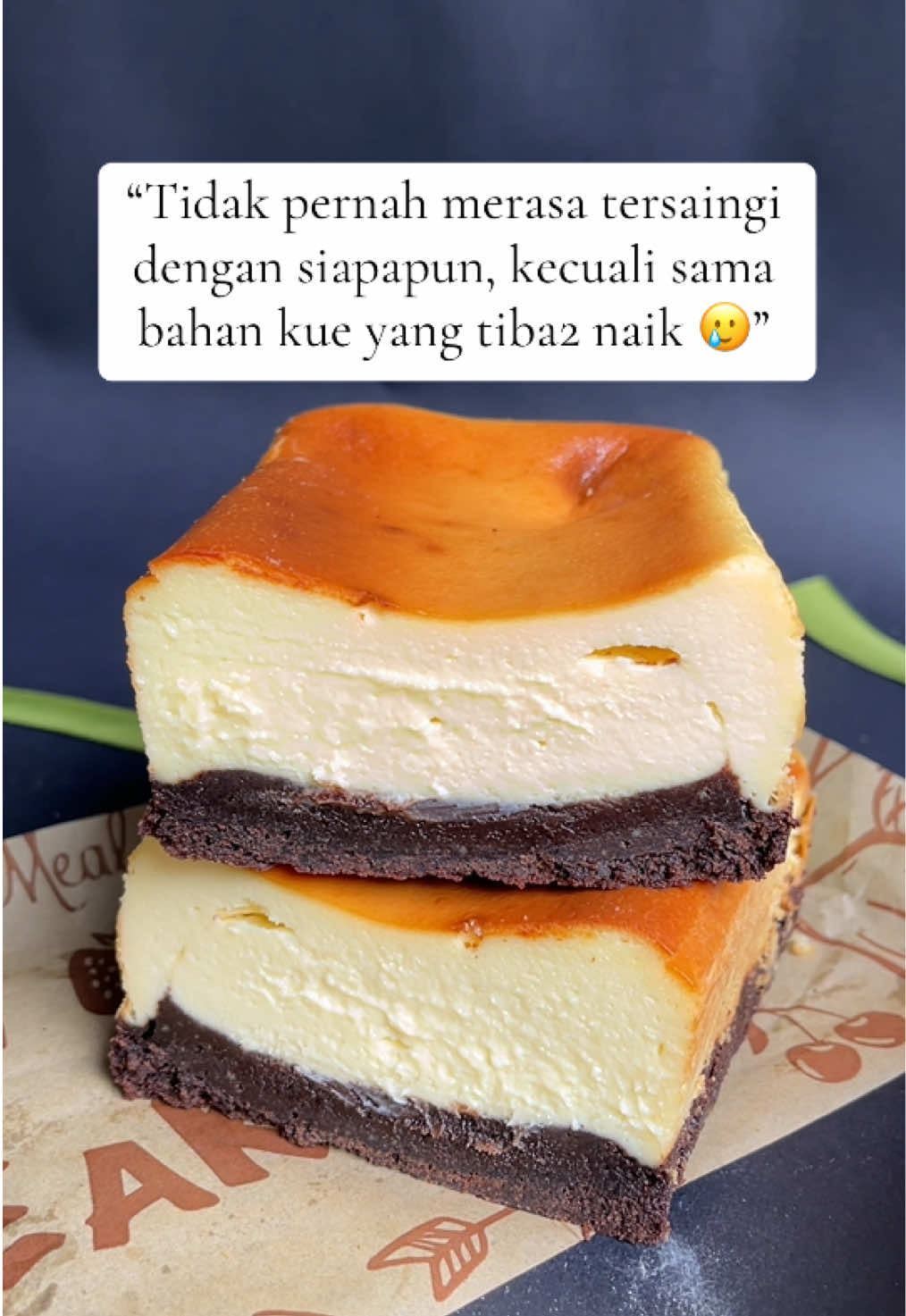 Boleh dong kalo naik kasi aba2 dulu, minimal setahun sebelumnya kek 😌 #smallbisnis #quotes #cookiesviral #burntcheesecake #softcookies 