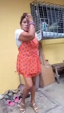 The Woman Who Can't Be Moved #fyp #woman #standing #thescript #philippines #funny