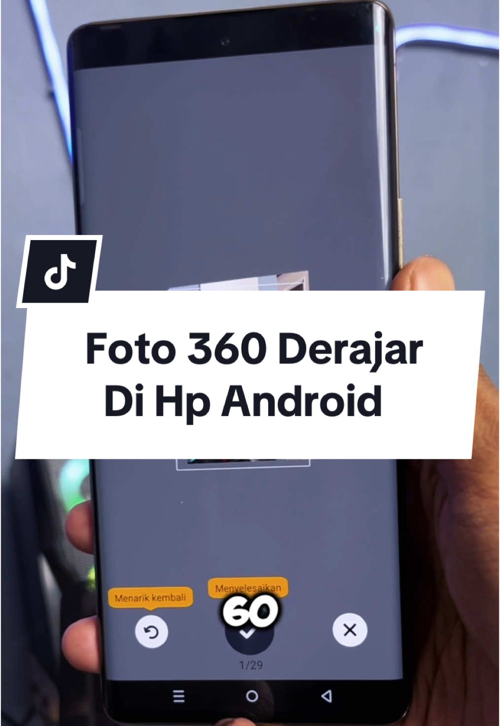 Foto 360 derajat di Hp android… #kamera #trikandroid #camera #foto360 #android #gcam 