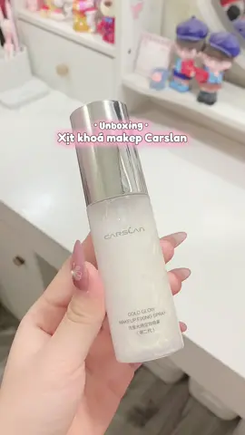 Xịt khoá nền Carslan ✨🎀🫧☁️#xuhuong #xitkhoamakeup #carslan #xitkhoanen #unboxing #foryou #makeup #thinhhanh 
