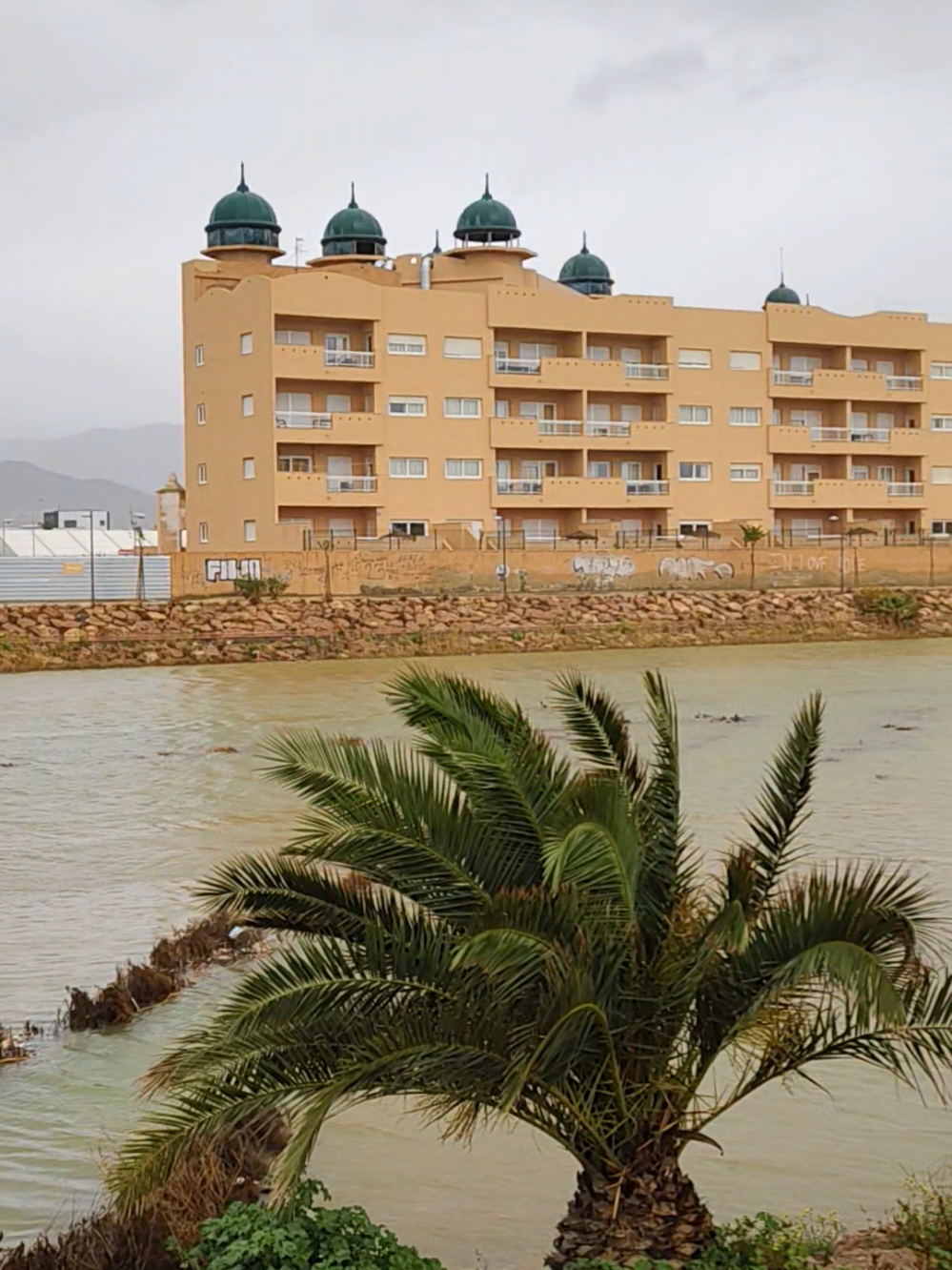 Pocas veces he visto yo esta canal así en Roquetas dé Mar,eso es la evidencia de cuánto ha llovido.Y va a seguir así toda la semana.Vamos que hace falta agua❤️😍#canaldelassalinas #roquetasdemar #playalaromanilla #lassalinas #almeria #dana #andalucia #lluvia #vientofuerte #paratiiiiiiiiiiiiiiiiiiiiiiiiiiiiiii #viral #increibleperocierto 