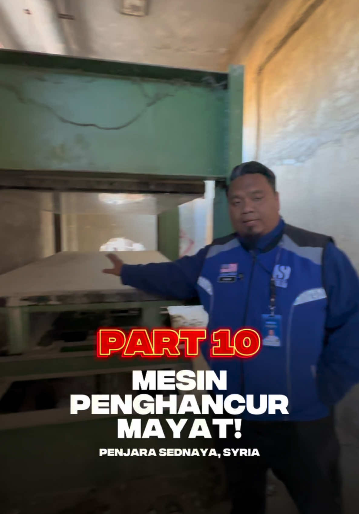 Part 10 | Ngeri! Inilah mesin yang digunakan untuk menghancurkan mayat tahanan selepas dib*n*h! #sednaya #sednayasyria #sednayaprison #syria #damascus #penjara #penjarasednaya #serantaumuslim #BinaSemulaSyria #SerantauMuslim 
