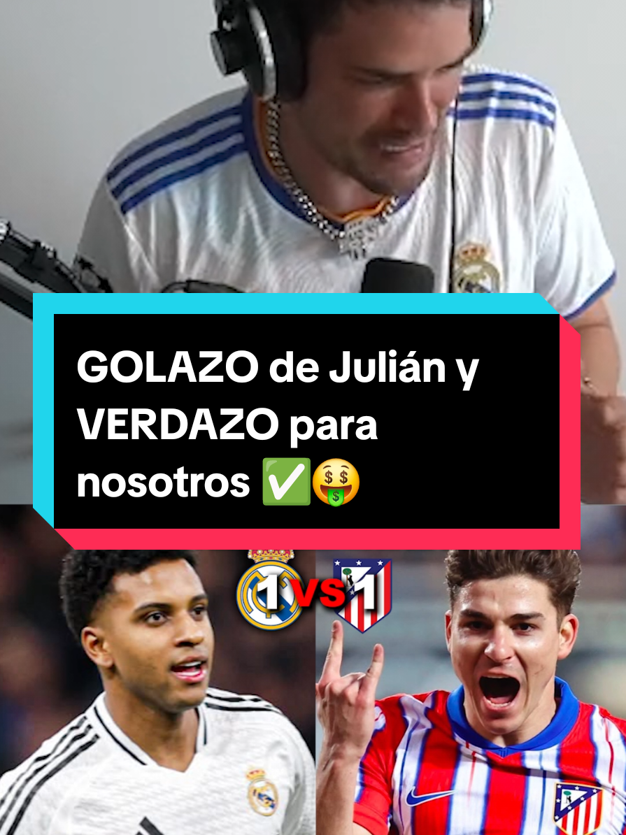 #julianalvarez nos quiso sumar otro verdazo ⚽️✅️🤑 #realmadridfc #atleticodemadrid #championsleague #danibet 