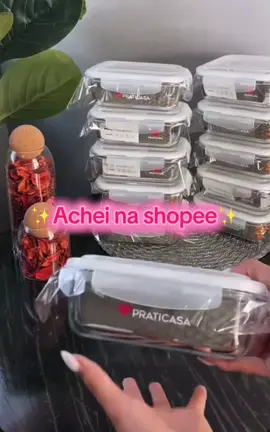 Kit 10 Marmita Potes 800ml com Travas Laterais BPA FREE Alimentos organizadores de congelador Comente “marmita” que te envio o link🔗💝 ##tik_tok##vendas##shopee