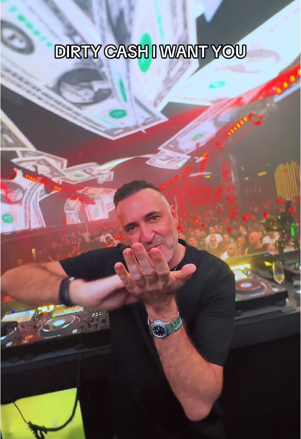 With @Valeron in the booth it always feels like a movie 🎥. #moneytalks #nightclub #thessaloniki #club #clubbing #party #dj #valeron #edenthessaloniki 