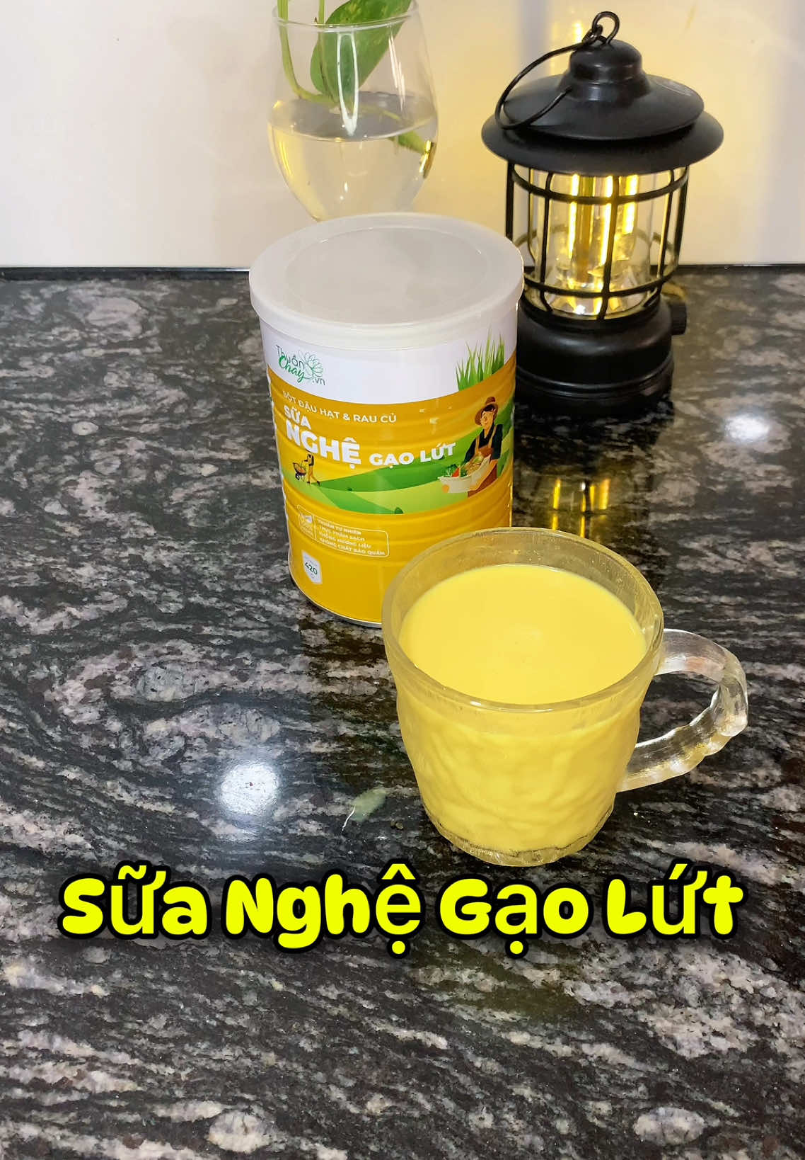 Sữa nghệ gạo lứt #suanghegaolut #thuanchay #thuanchayvn #nghe #daudaday #traonguocdaday #chamkhuu 