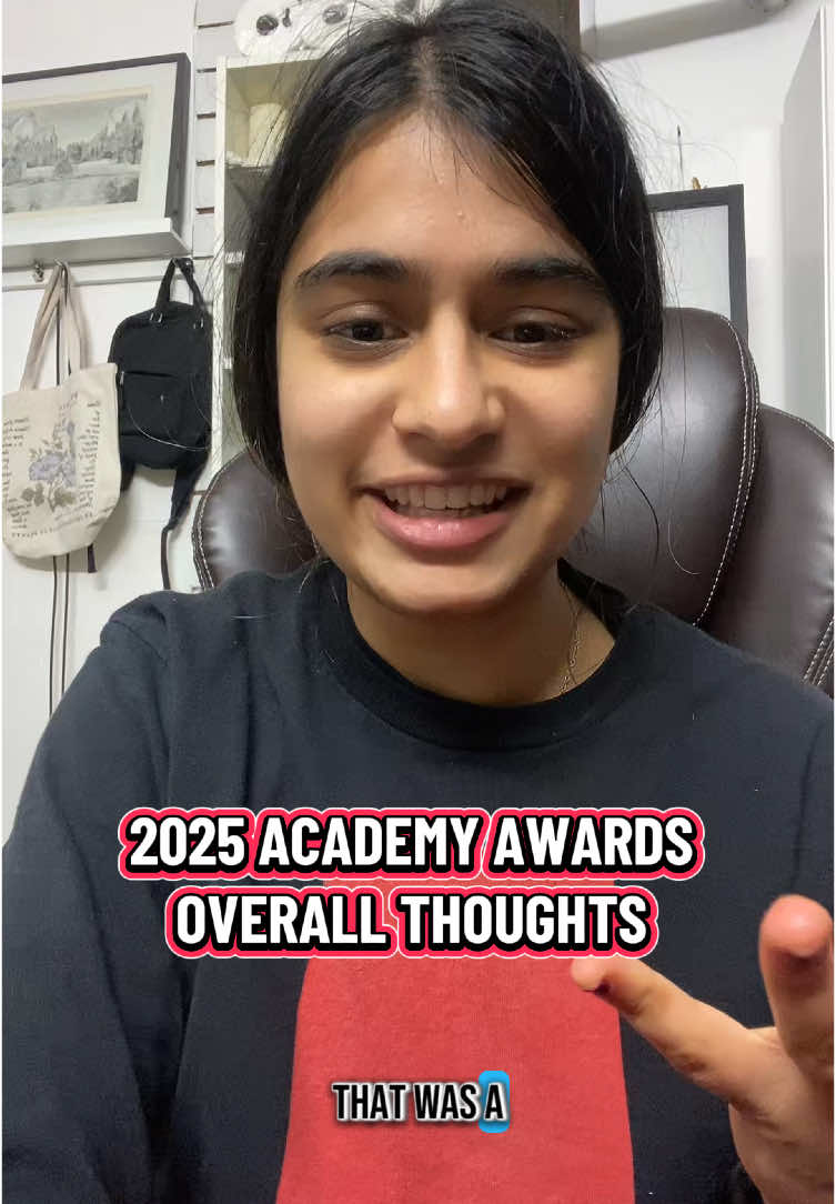 My overall thoughts on #Oscars2025 ! #tiktokpartner  #movietok#filmtok#2025oscars#movielover#filmlover#oscars#academyawards#anora#thebrutalist#seanbaker#mikeymadison#conanobrien#bestpicture#bestactor#bestactress#adrienbrody 