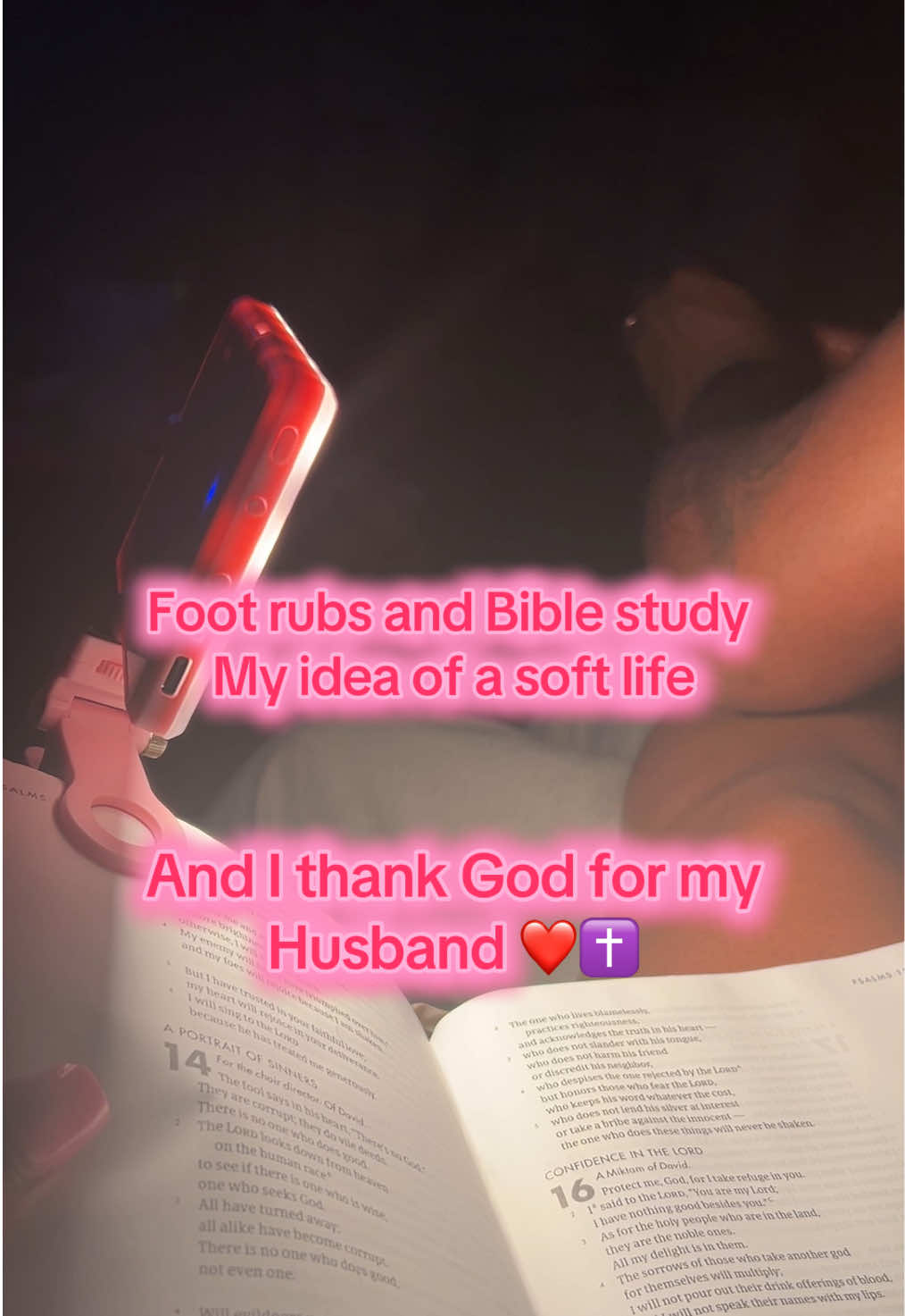 Thank you God for sending me a Godly man that doesn’t mind bible study instead of binge watching. PS : we love our shows though 😂 #fyp #✝️❤️✝️❤️✝️❤️✝️❤️ #jesussaves #godloves #jesuslovesyou #christianitytiktok #lent #christiantiktok #gospeltiktok #biblestudy #marriedcouple #creatorsearchinsight 