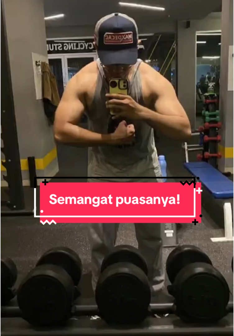 Semangat puasanya gess🥵🔥 #progressgym #GymLife #indogym #Muscle #BangOtot #hadimc #hadimc #ramadhan2025 