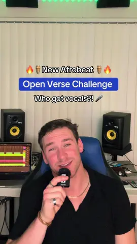 Who got vocals?! 🎤  Open Verse Challenge.  #openversechallenge #openverse #afrobeat #hihop #rapper #afrobeats #singer #producer 