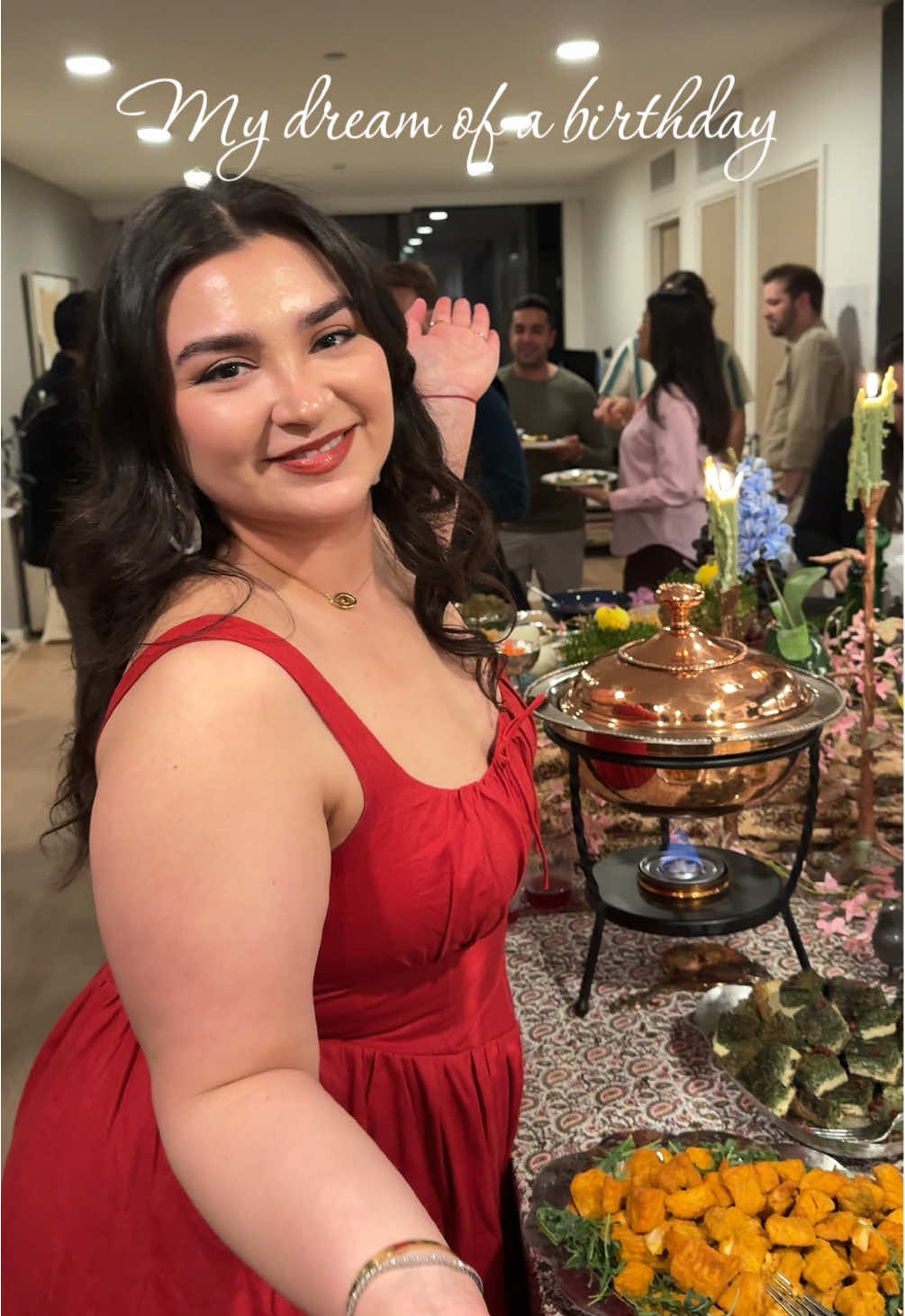 Literally the birthday party of my dreams. The theme was very Persian/ early Nowruz and my mom and I made every element on this spread! Let me know if you want an in depth break down ♥️ #hostingideas #hosting #dinnerparty #dinnerpartyideas #dinnerpartydecor #birthdayparty #persianparty #mehmooni #nowruz #persian 