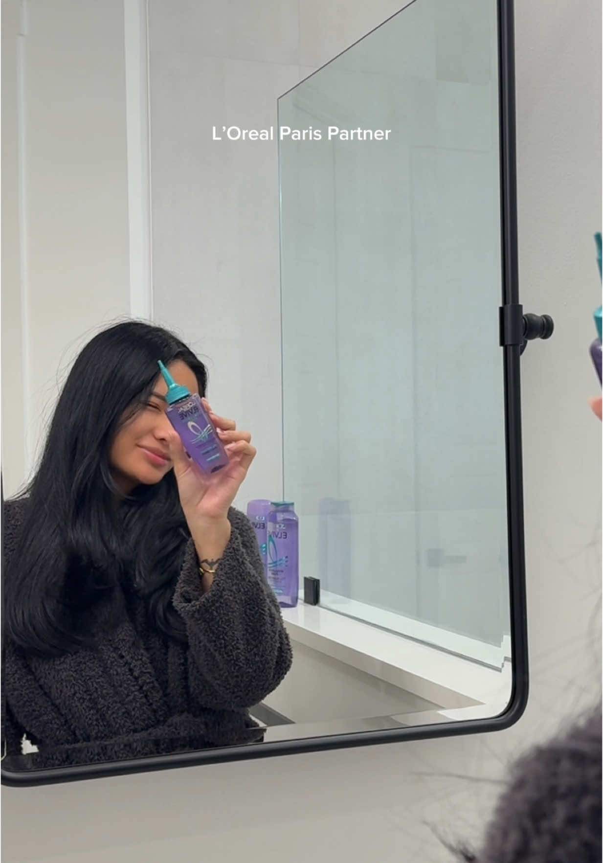 #lorealparispartner Teaming up with @loréal paris usa to show you our hair care routine with Elvive hyaluron + pure collection #lorealparishaircare 