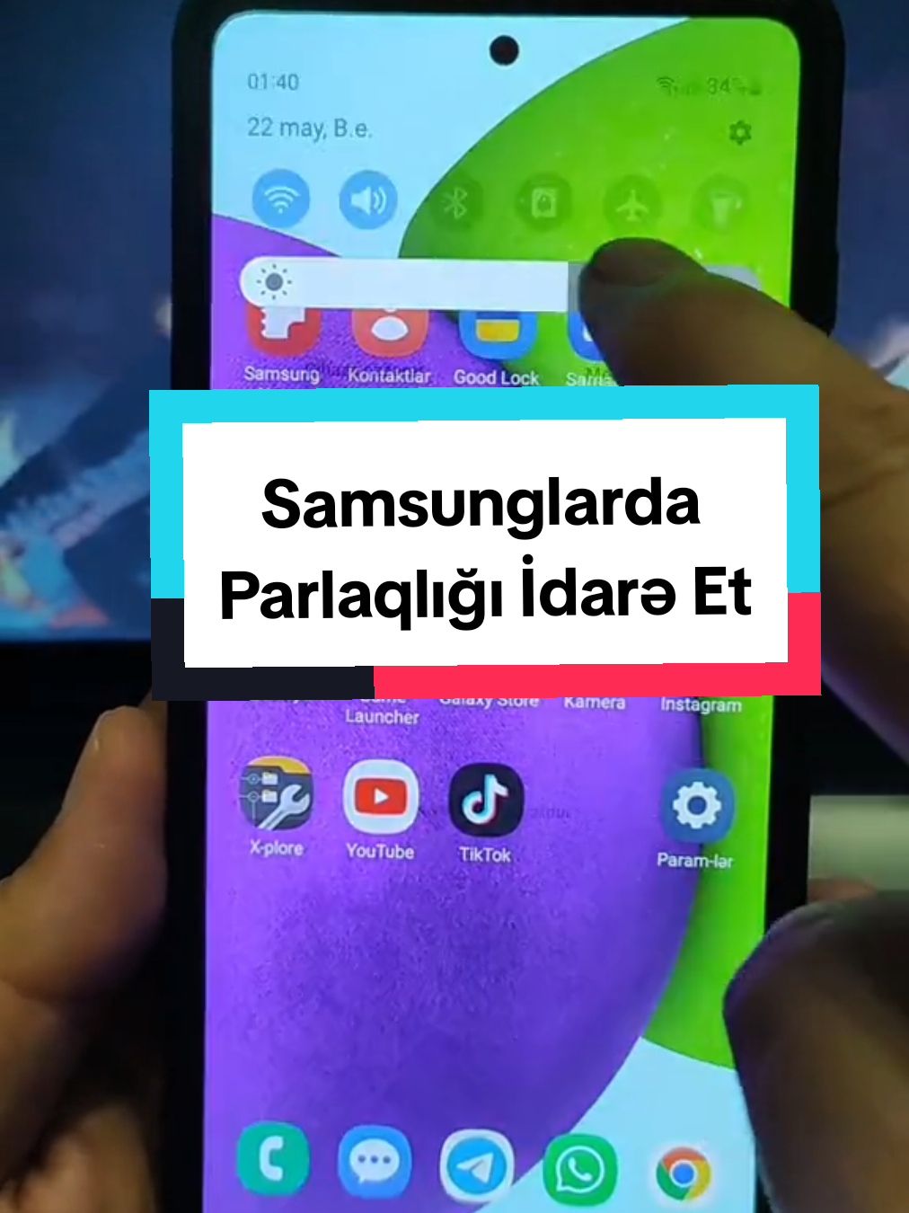 Samsunglarda Parlaqlığı İdarə Et #samsung #bymidoff #kesfet 